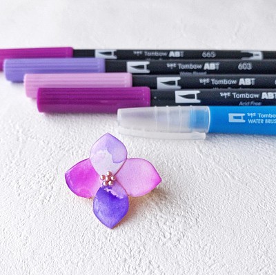 紫陽花ブローチの作り方